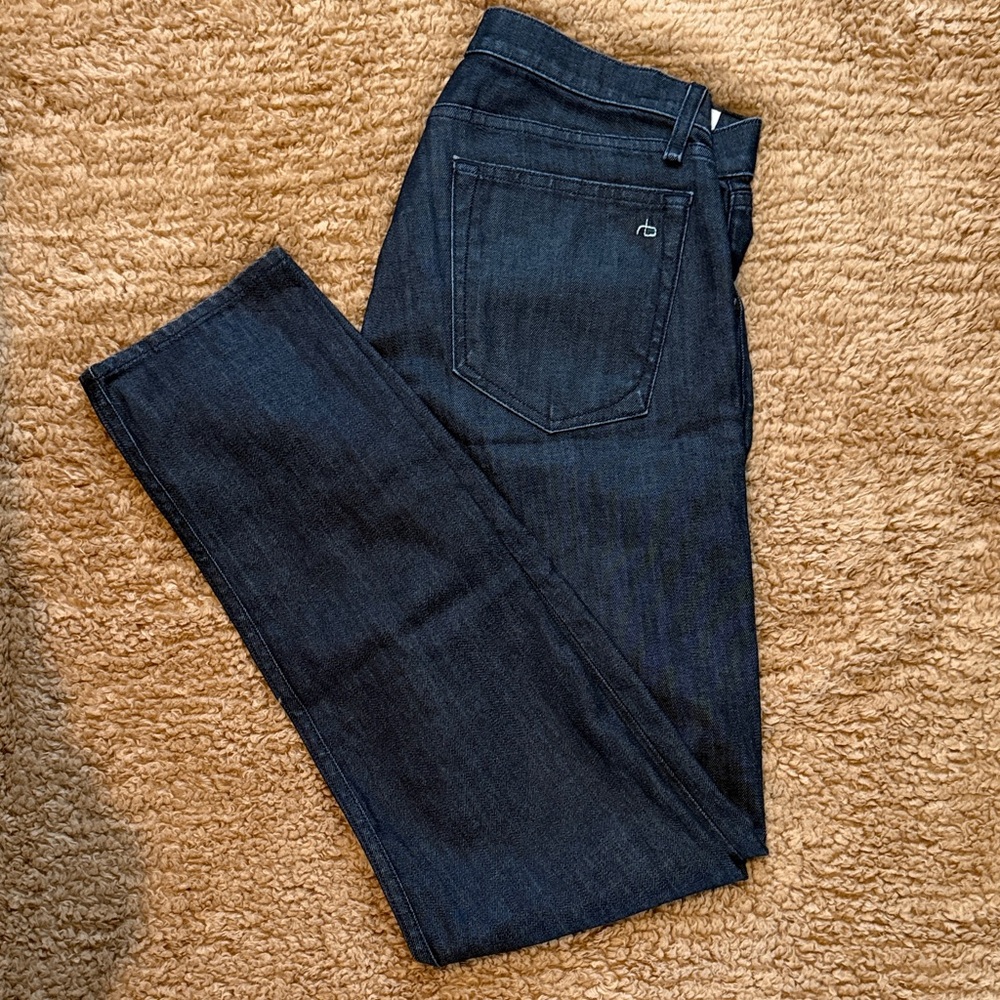 rag & bone Men's Indigo Straight Jeans